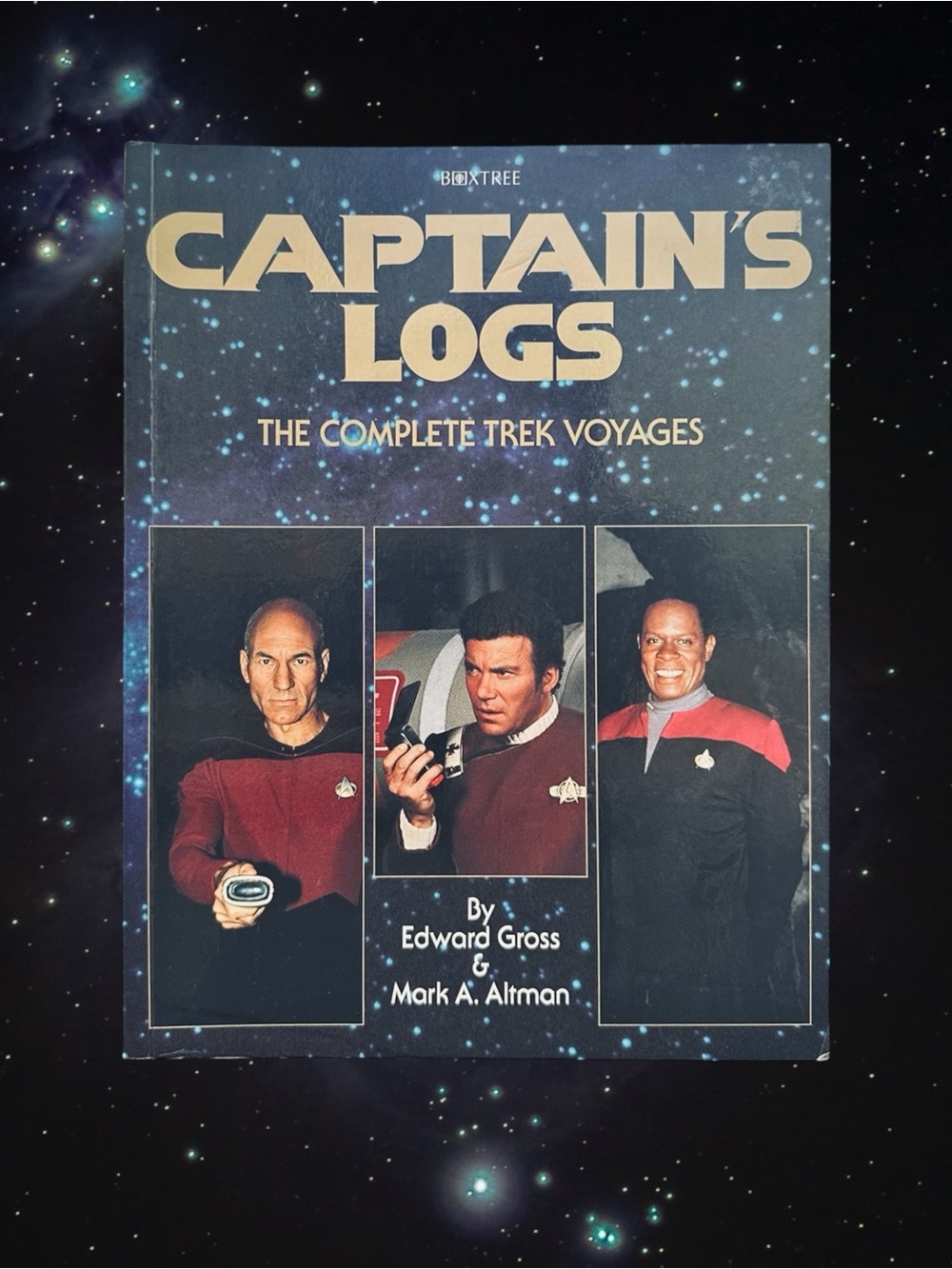 Star Trek Captain’s Logs: The Complete Trek Voyages Book 1993 Vintage - Picture 1 of 11
